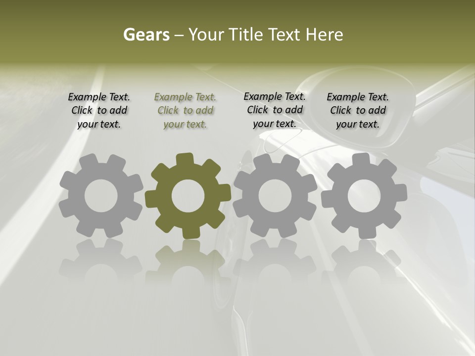 The New 997 Porsche Turbo PowerPoint Template