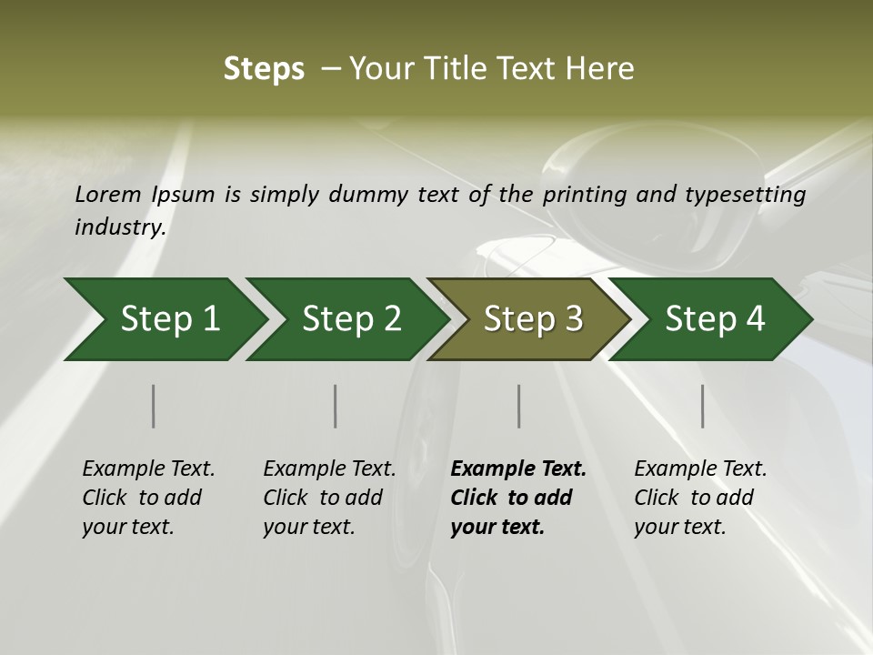 The New 997 Porsche Turbo PowerPoint Template