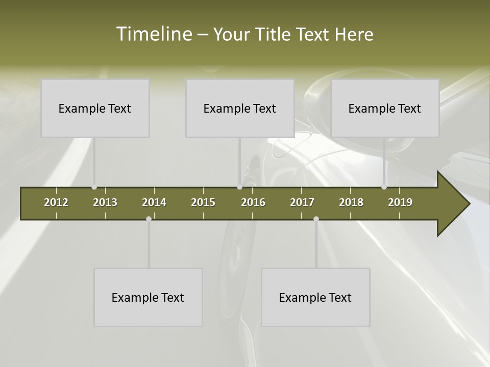 The New 997 Porsche Turbo PowerPoint Template