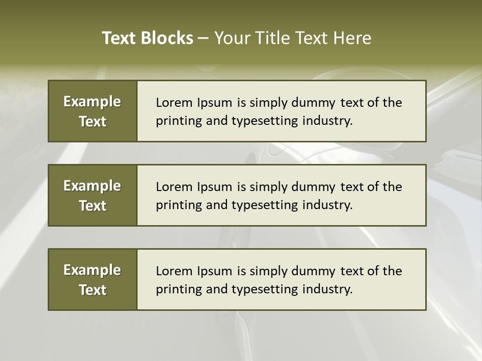 The New 997 Porsche Turbo PowerPoint Template