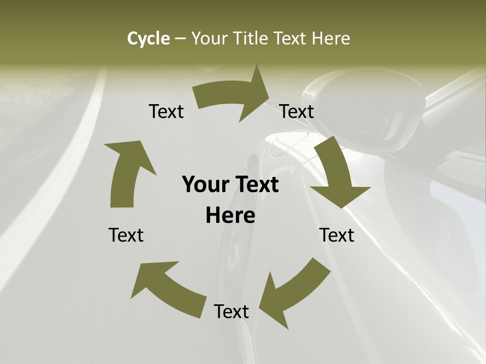 The New 997 Porsche Turbo PowerPoint Template