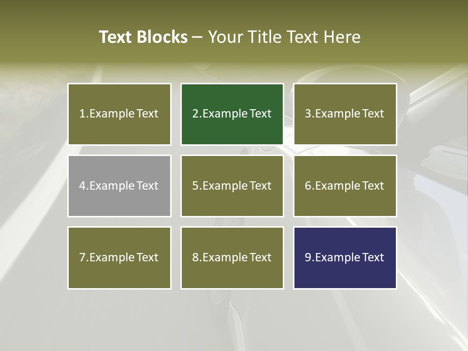 The New 997 Porsche Turbo PowerPoint Template