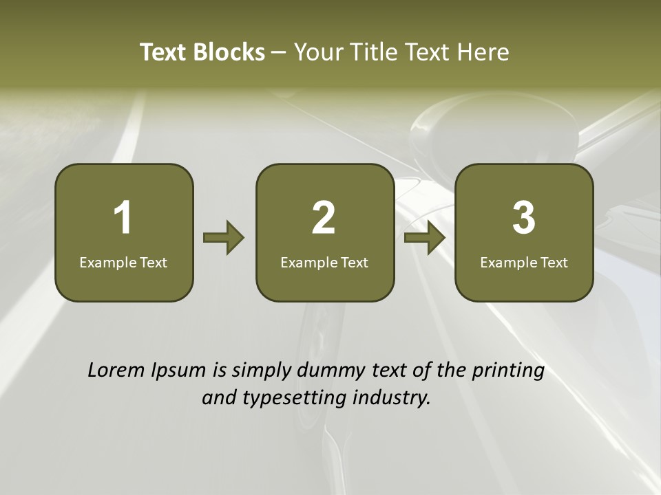 The New 997 Porsche Turbo PowerPoint Template