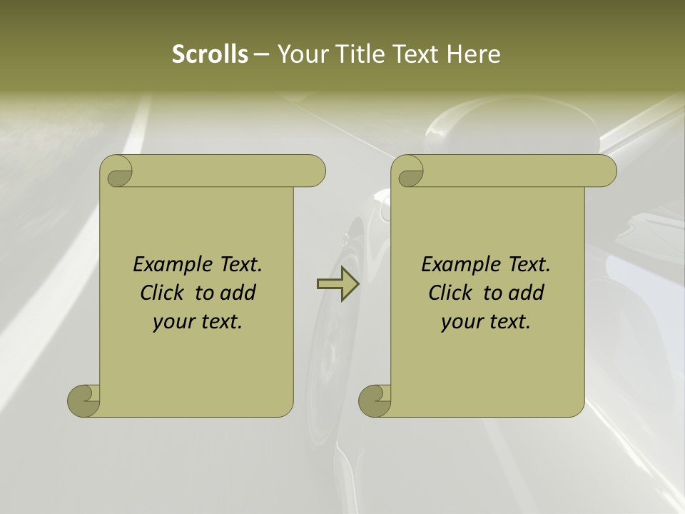 The New 997 Porsche Turbo PowerPoint Template