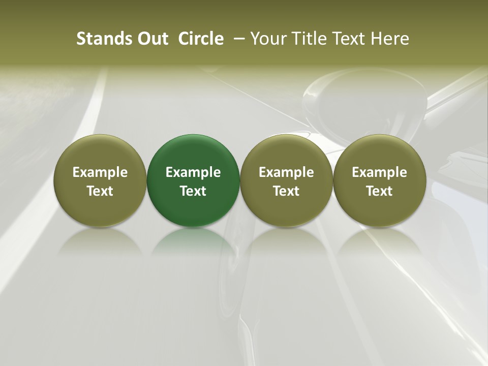 The New 997 Porsche Turbo PowerPoint Template