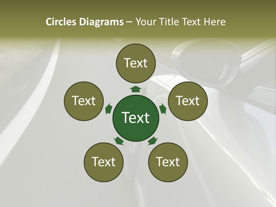 The New 997 Porsche Turbo PowerPoint Template