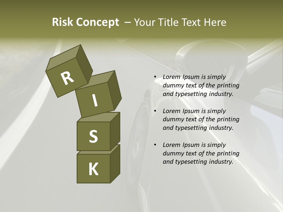 The New 997 Porsche Turbo PowerPoint Template