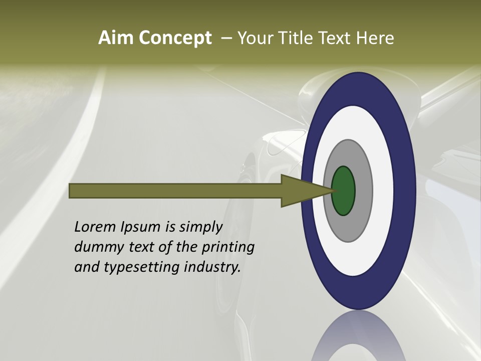 The New 997 Porsche Turbo PowerPoint Template