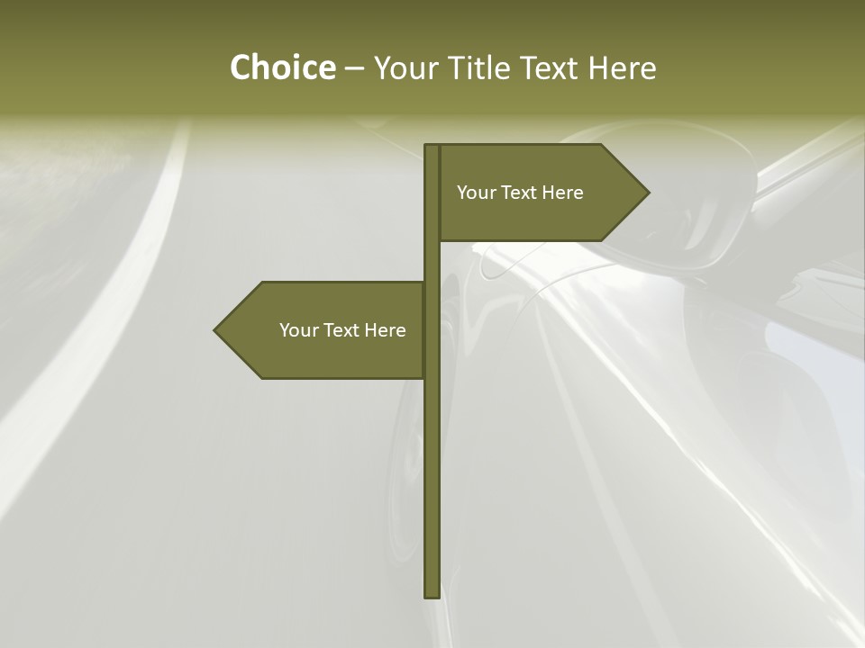 The New 997 Porsche Turbo PowerPoint Template