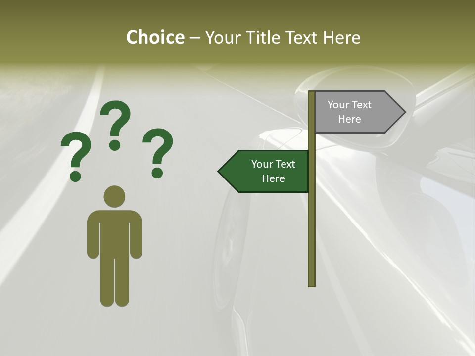 The New 997 Porsche Turbo PowerPoint Template