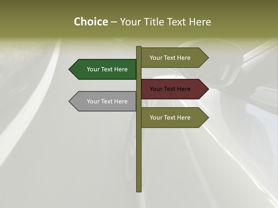 The New 997 Porsche Turbo PowerPoint Template