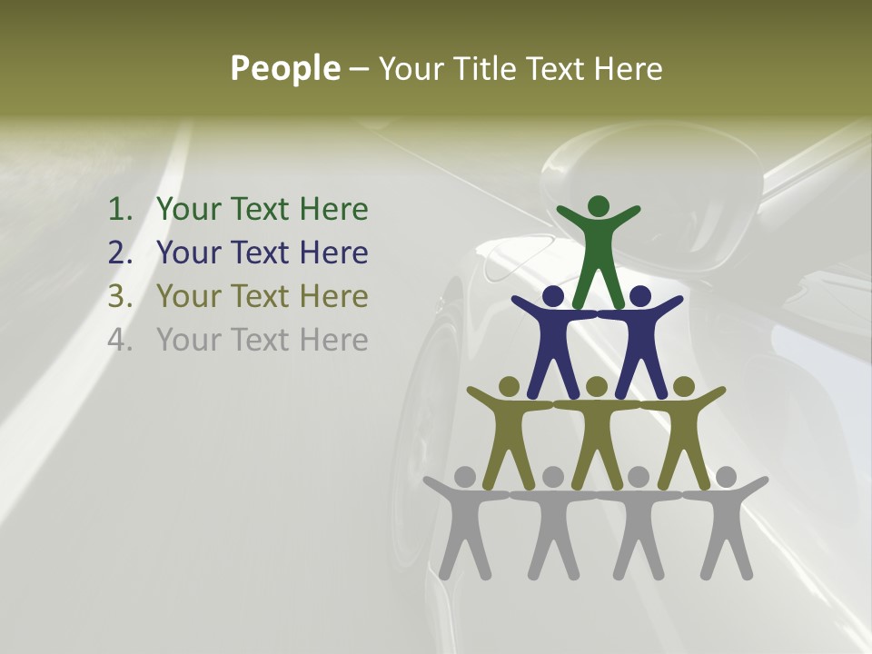 The New 997 Porsche Turbo PowerPoint Template