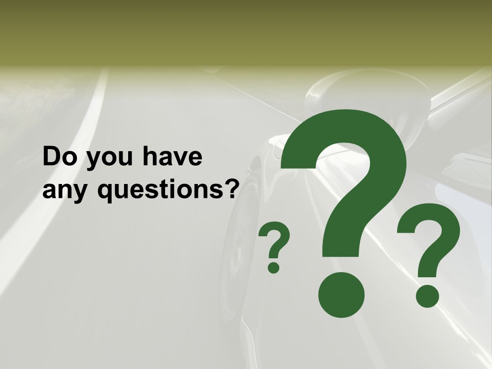 The New 997 Porsche Turbo PowerPoint Template