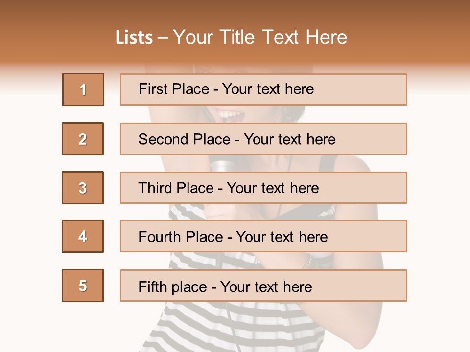 Rock Girl PowerPoint Template