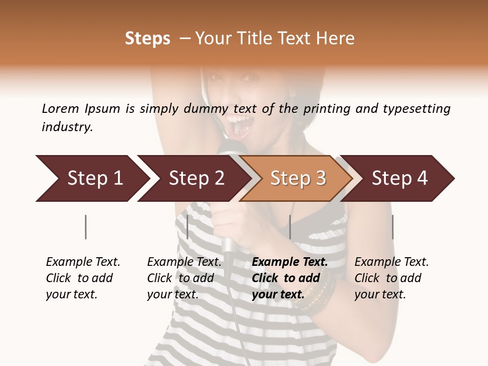 Rock Girl PowerPoint Template