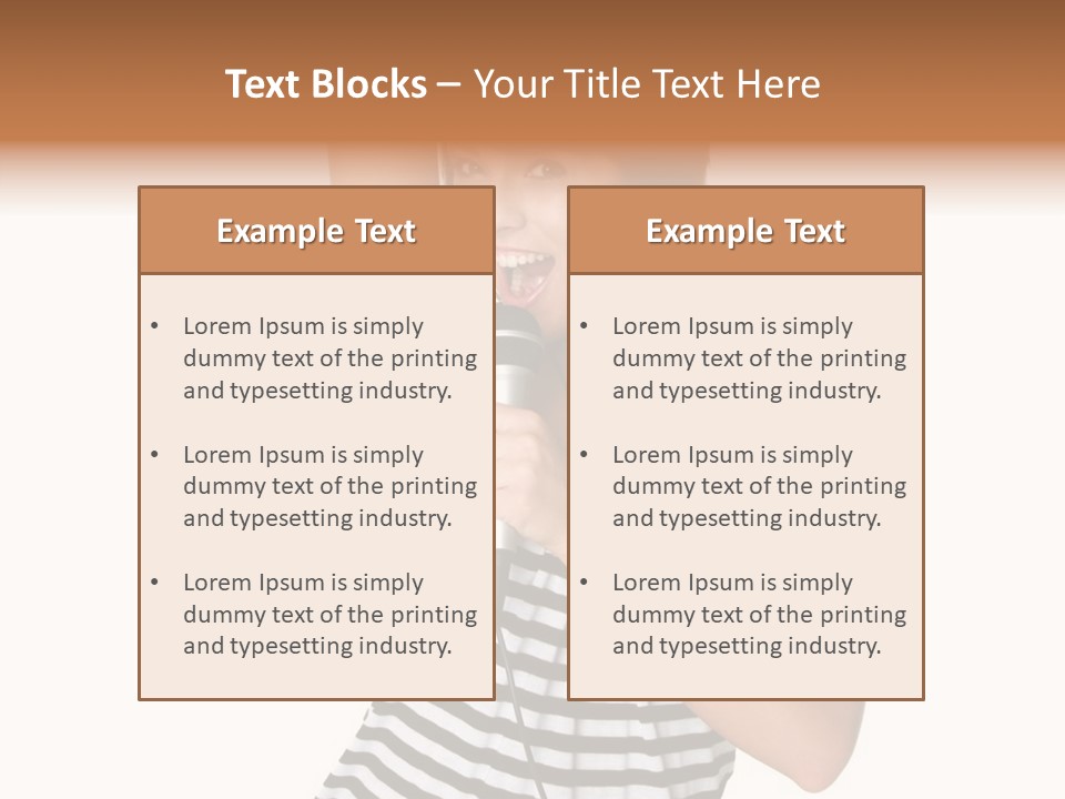 Rock Girl PowerPoint Template