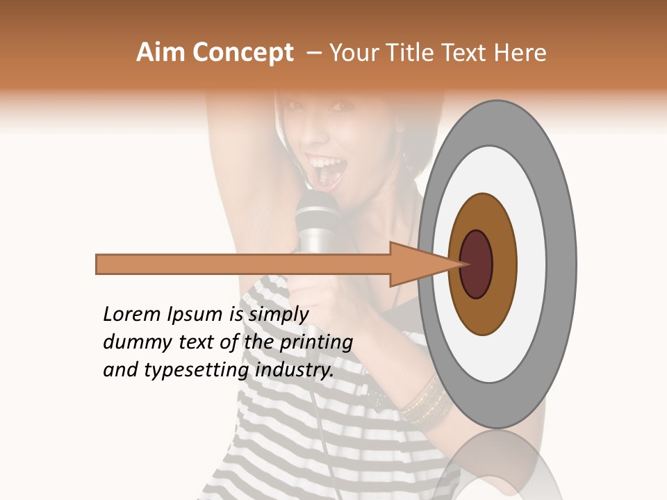 Rock Girl PowerPoint Template