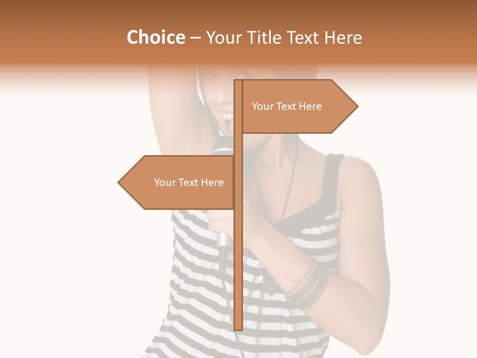 Rock Girl PowerPoint Template