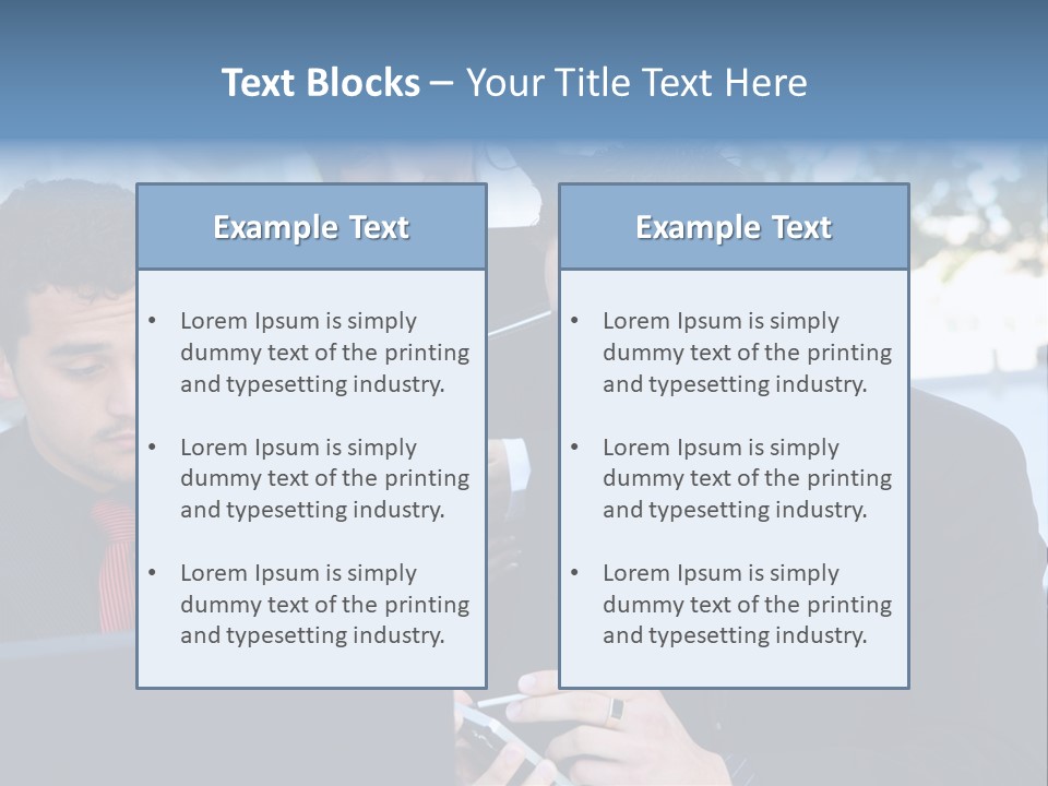 A Group Of Business People Looking At A Computer Screen PowerPoint Template
