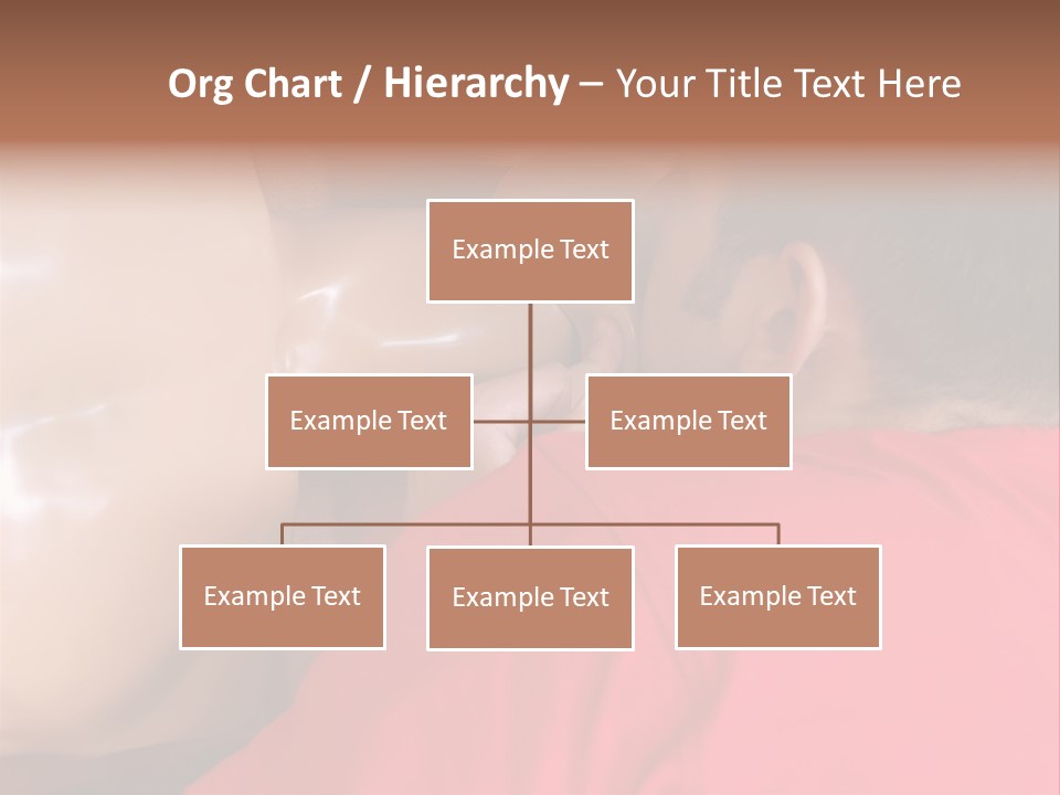 First-Aid Instructor Showing Mouth-To-Mouth Breathing Technique On Dummy PowerPoint Template
