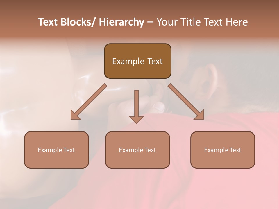 First-Aid Instructor Showing Mouth-To-Mouth Breathing Technique On Dummy PowerPoint Template
