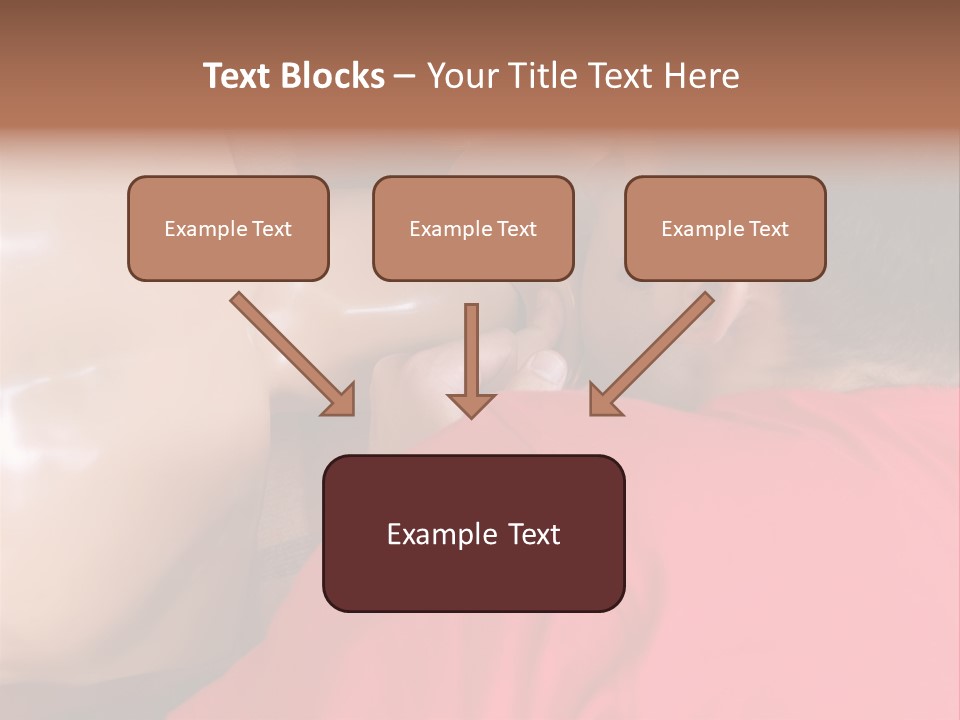 First-Aid Instructor Showing Mouth-To-Mouth Breathing Technique On Dummy PowerPoint Template