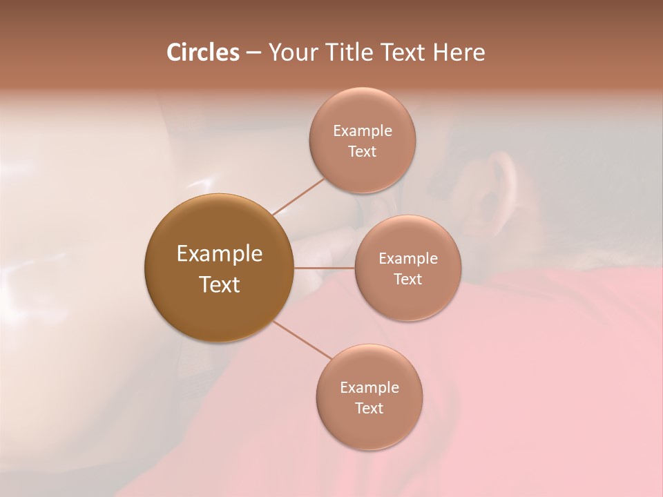 First-Aid Instructor Showing Mouth-To-Mouth Breathing Technique On Dummy PowerPoint Template