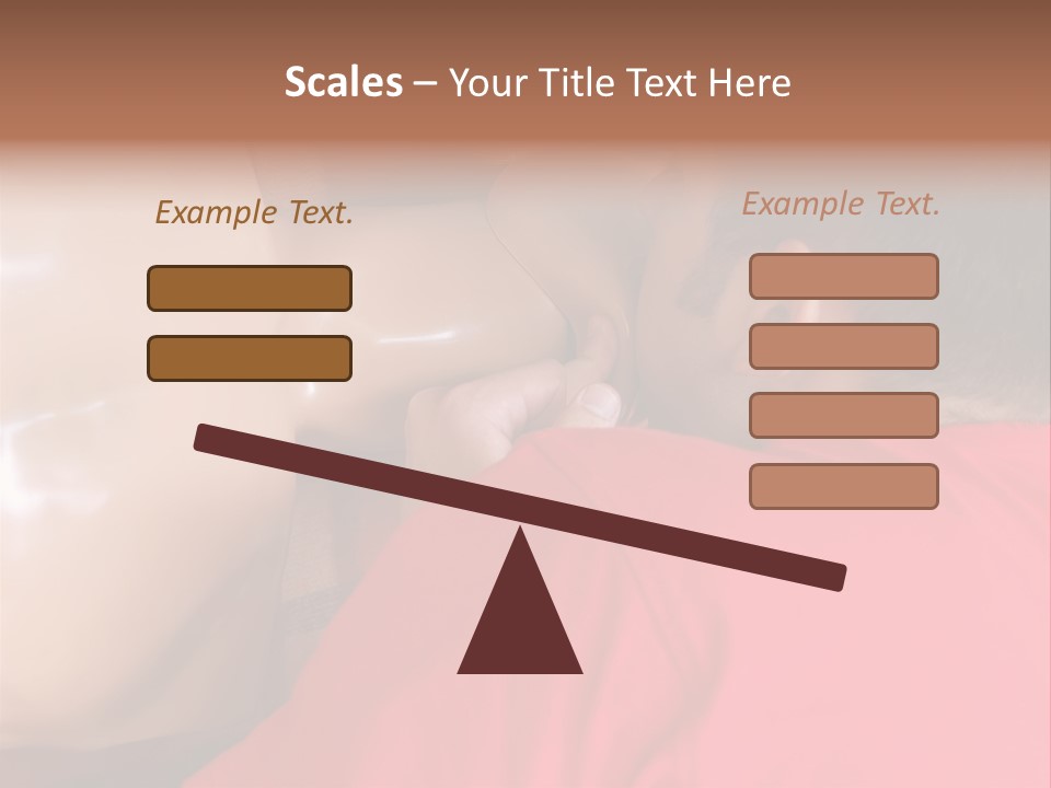 First-Aid Instructor Showing Mouth-To-Mouth Breathing Technique On Dummy PowerPoint Template