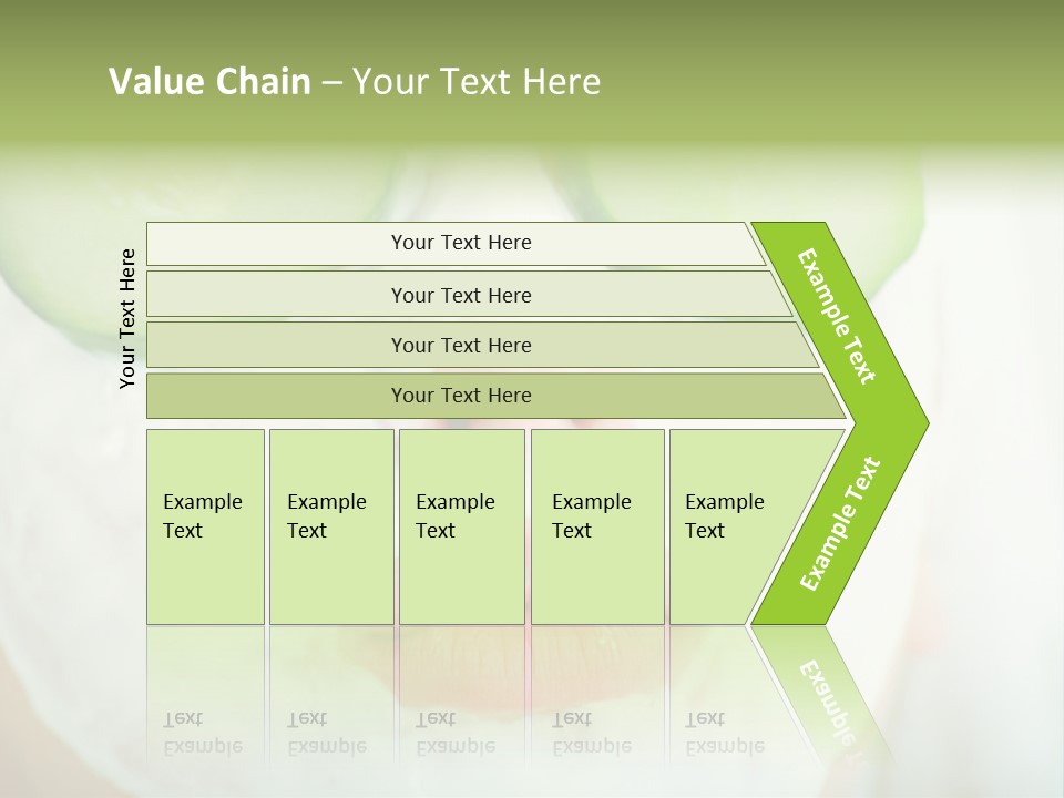 Portrait Of A Styled Professional Model. Theme: Spa, Healthcare, Fashion PowerPoint Template
