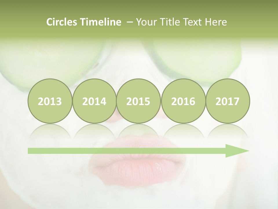 Portrait Of A Styled Professional Model. Theme: Spa, Healthcare, Fashion PowerPoint Template