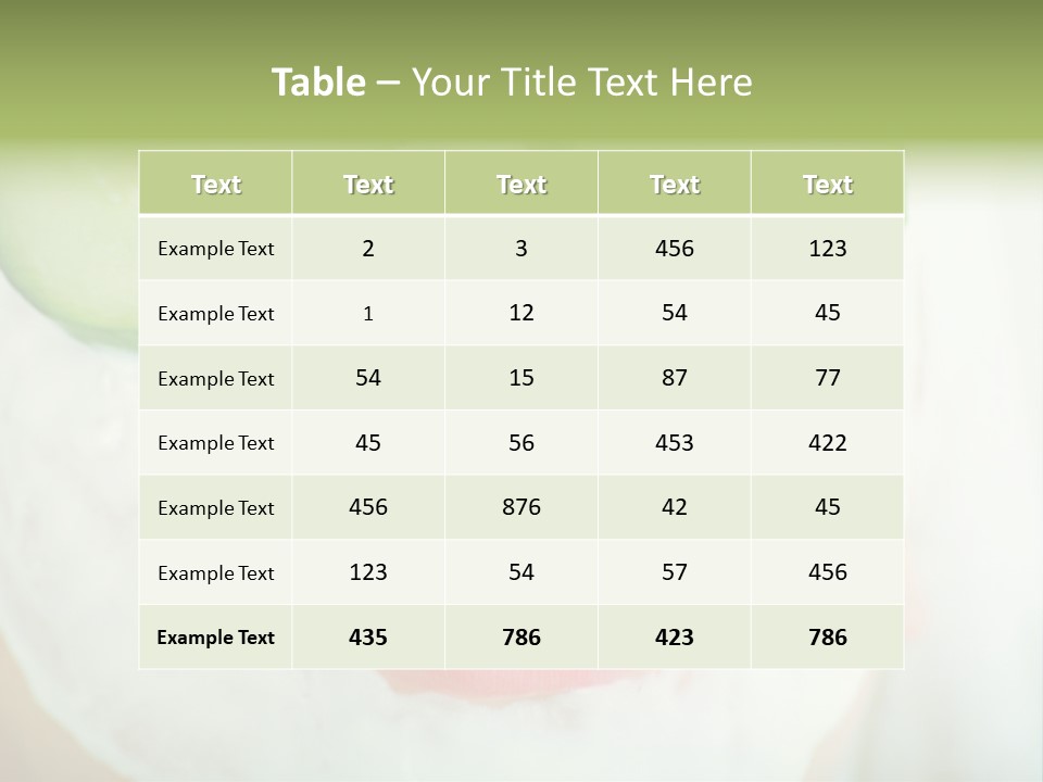 Portrait Of A Styled Professional Model. Theme: Spa, Healthcare, Fashion PowerPoint Template