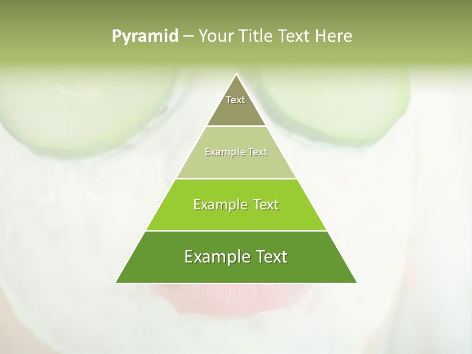 Portrait Of A Styled Professional Model. Theme: Spa, Healthcare, Fashion PowerPoint Template