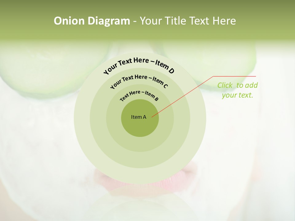 Portrait Of A Styled Professional Model. Theme: Spa, Healthcare, Fashion PowerPoint Template