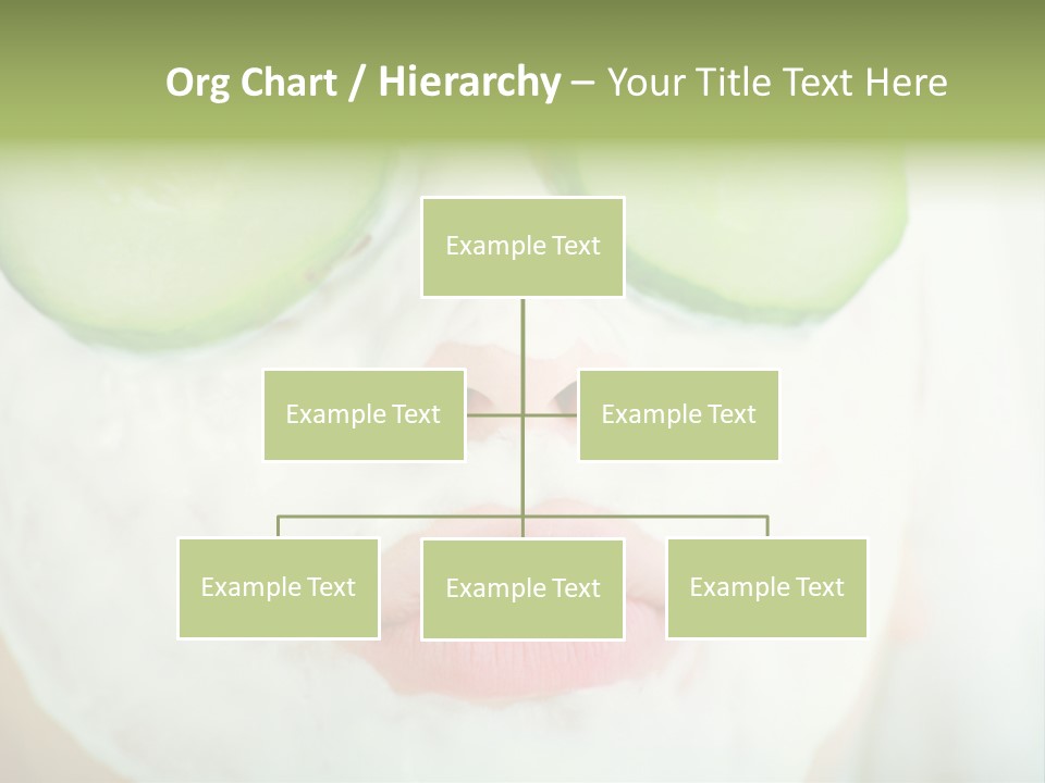 Portrait Of A Styled Professional Model. Theme: Spa, Healthcare, Fashion PowerPoint Template