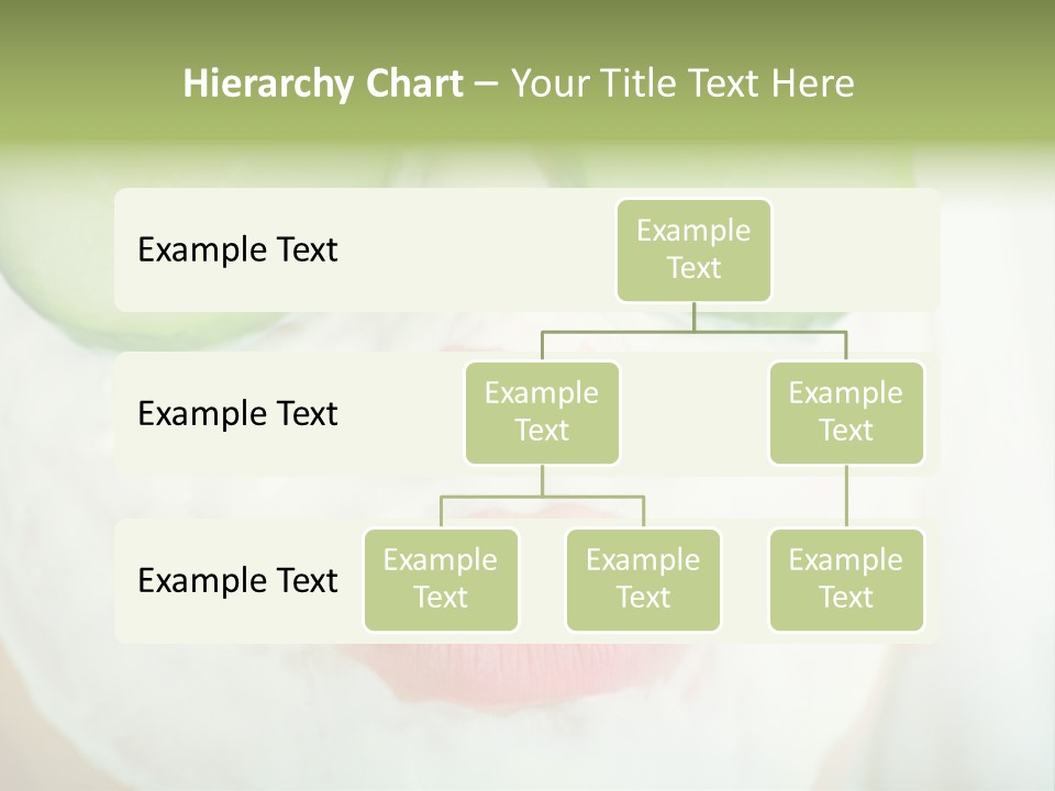 Portrait Of A Styled Professional Model. Theme: Spa, Healthcare, Fashion PowerPoint Template