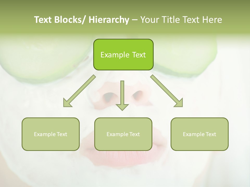 Portrait Of A Styled Professional Model. Theme: Spa, Healthcare, Fashion PowerPoint Template