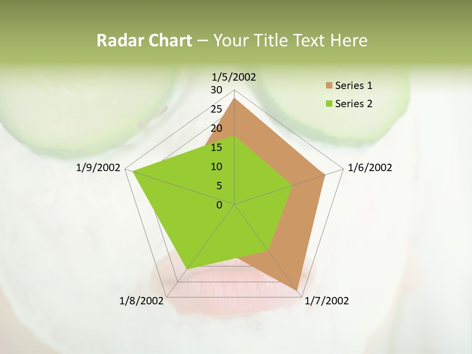 Portrait Of A Styled Professional Model. Theme: Spa, Healthcare, Fashion PowerPoint Template