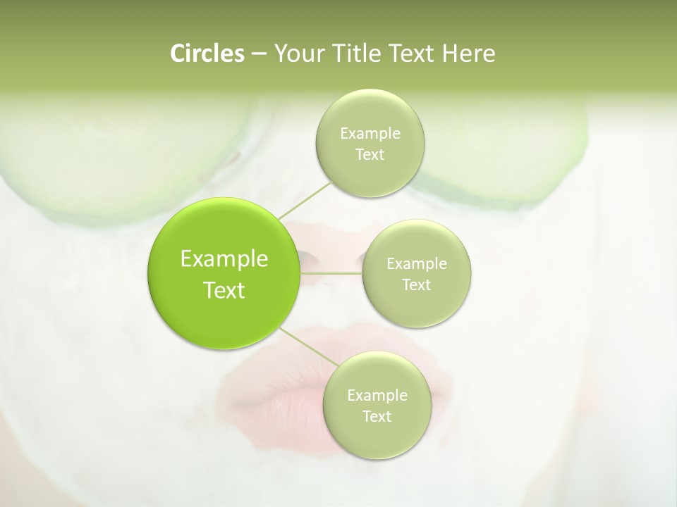 Portrait Of A Styled Professional Model. Theme: Spa, Healthcare, Fashion PowerPoint Template