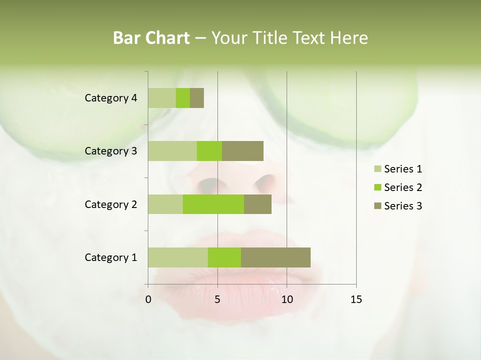 Portrait Of A Styled Professional Model. Theme: Spa, Healthcare, Fashion PowerPoint Template