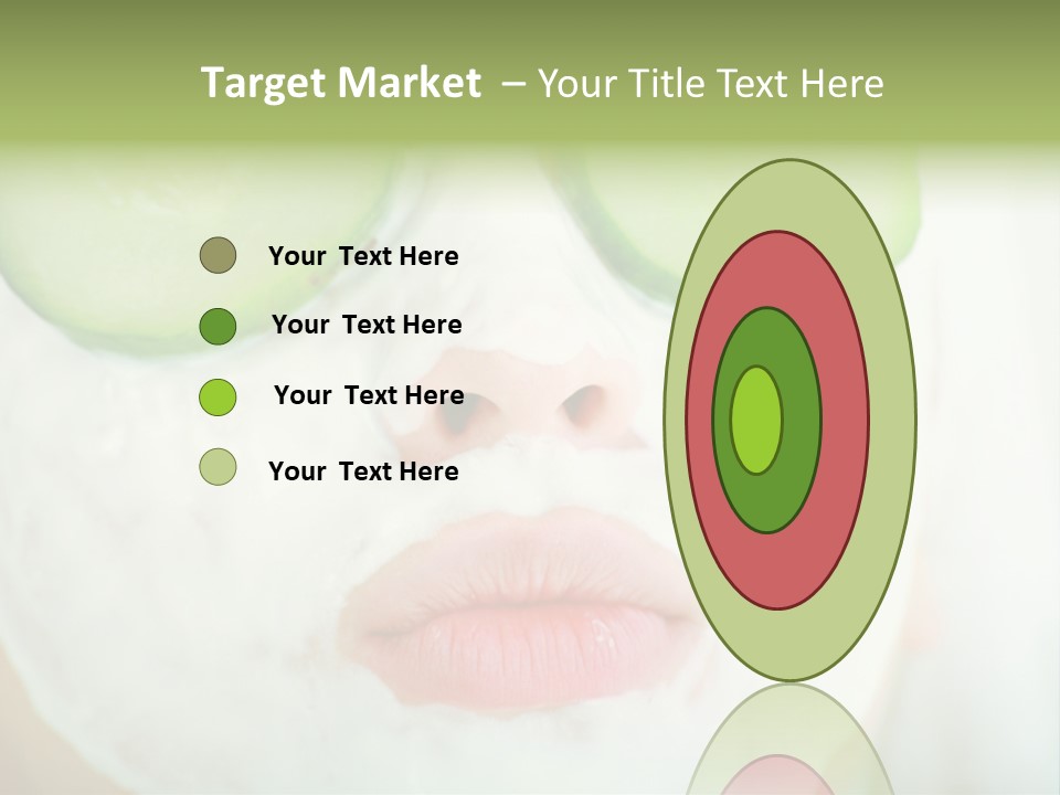 Portrait Of A Styled Professional Model. Theme: Spa, Healthcare, Fashion PowerPoint Template