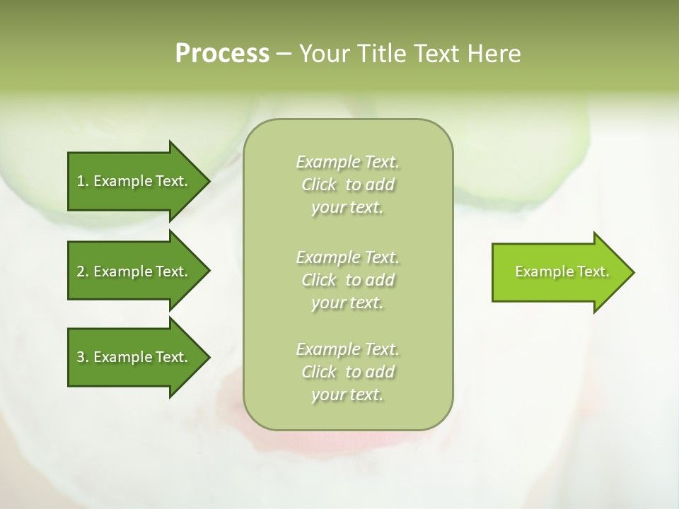 Portrait Of A Styled Professional Model. Theme: Spa, Healthcare, Fashion PowerPoint Template