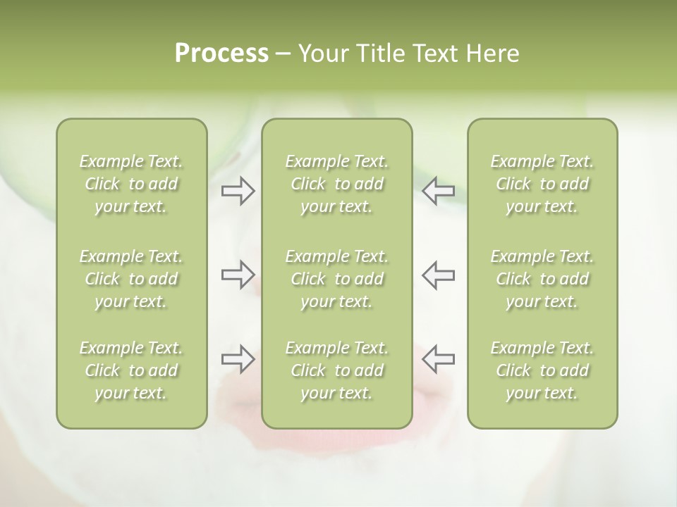 Portrait Of A Styled Professional Model. Theme: Spa, Healthcare, Fashion PowerPoint Template