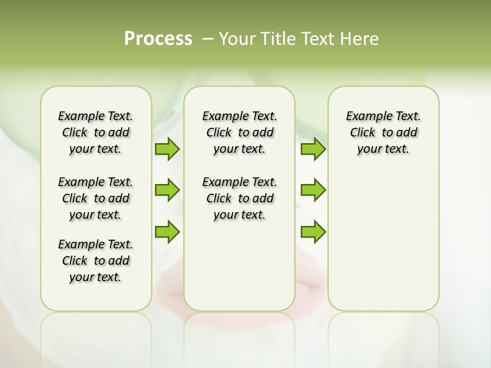Portrait Of A Styled Professional Model. Theme: Spa, Healthcare, Fashion PowerPoint Template