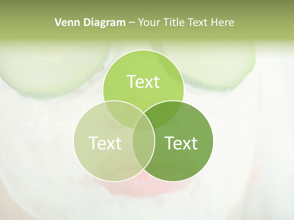 Portrait Of A Styled Professional Model. Theme: Spa, Healthcare, Fashion PowerPoint Template