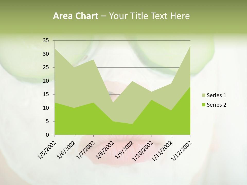 Portrait Of A Styled Professional Model. Theme: Spa, Healthcare, Fashion PowerPoint Template
