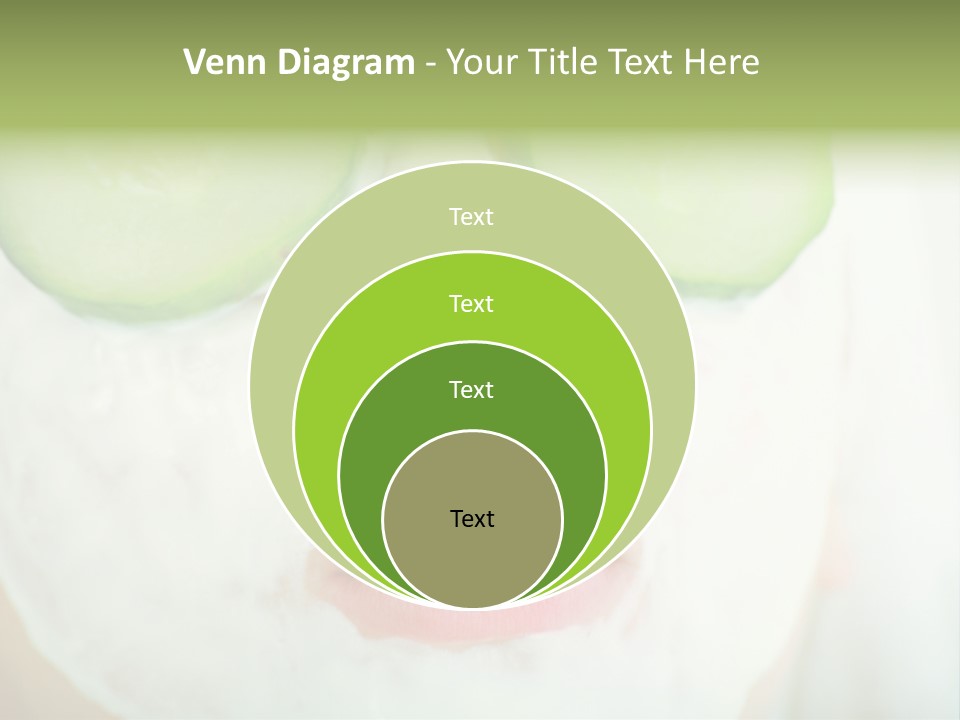 Portrait Of A Styled Professional Model. Theme: Spa, Healthcare, Fashion PowerPoint Template