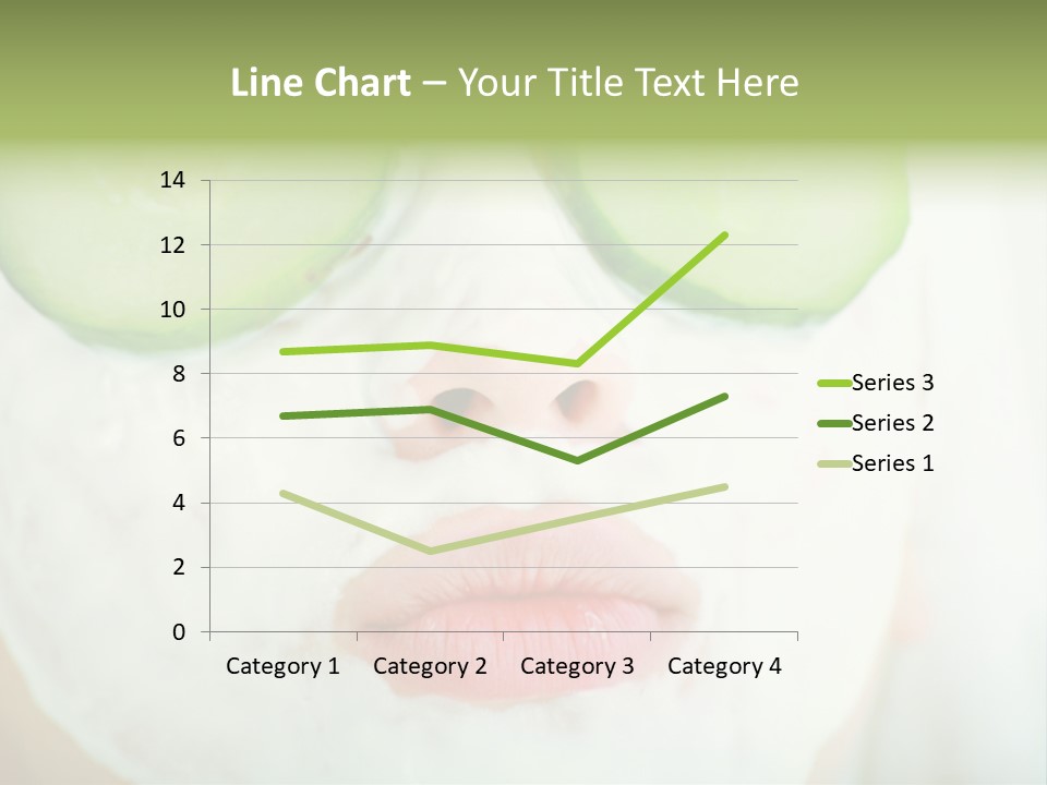 Portrait Of A Styled Professional Model. Theme: Spa, Healthcare, Fashion PowerPoint Template