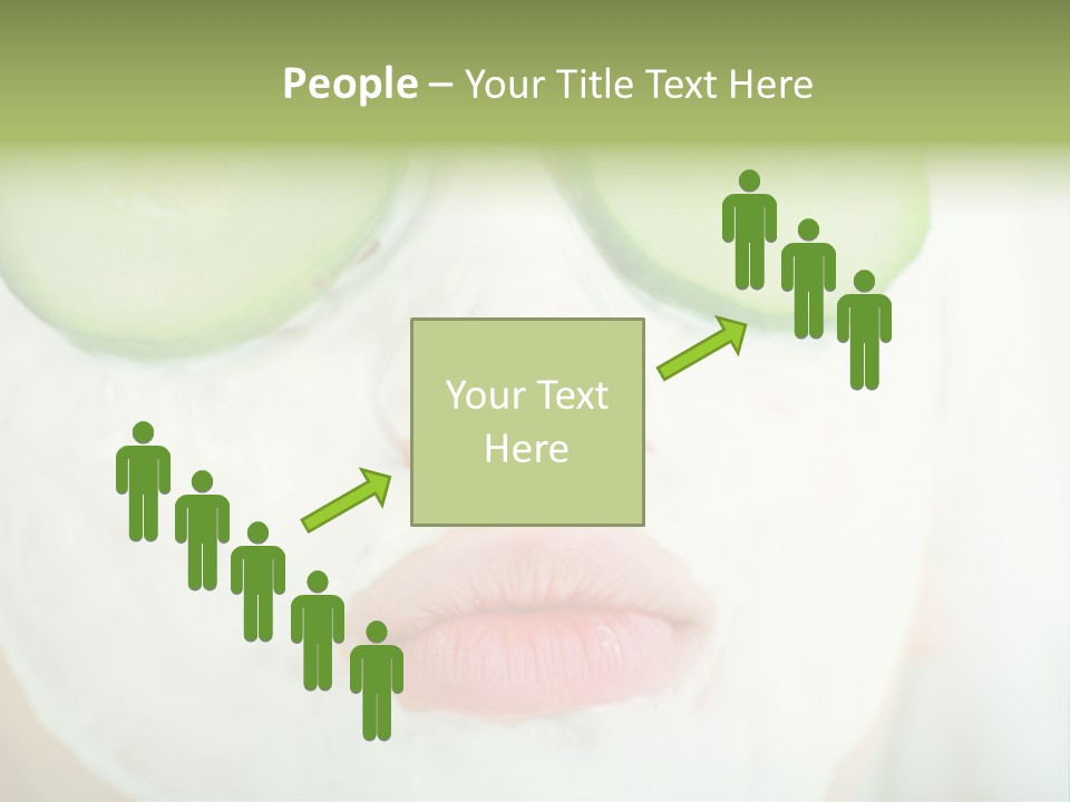 Portrait Of A Styled Professional Model. Theme: Spa, Healthcare, Fashion PowerPoint Template