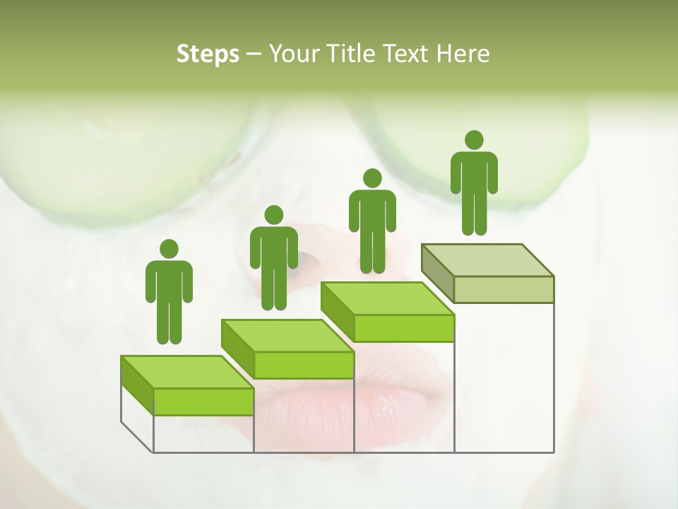 Portrait Of A Styled Professional Model. Theme: Spa, Healthcare, Fashion PowerPoint Template