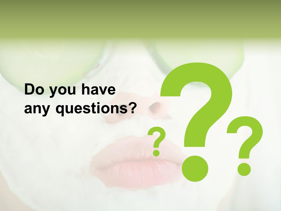 Portrait Of A Styled Professional Model. Theme: Spa, Healthcare, Fashion PowerPoint Template